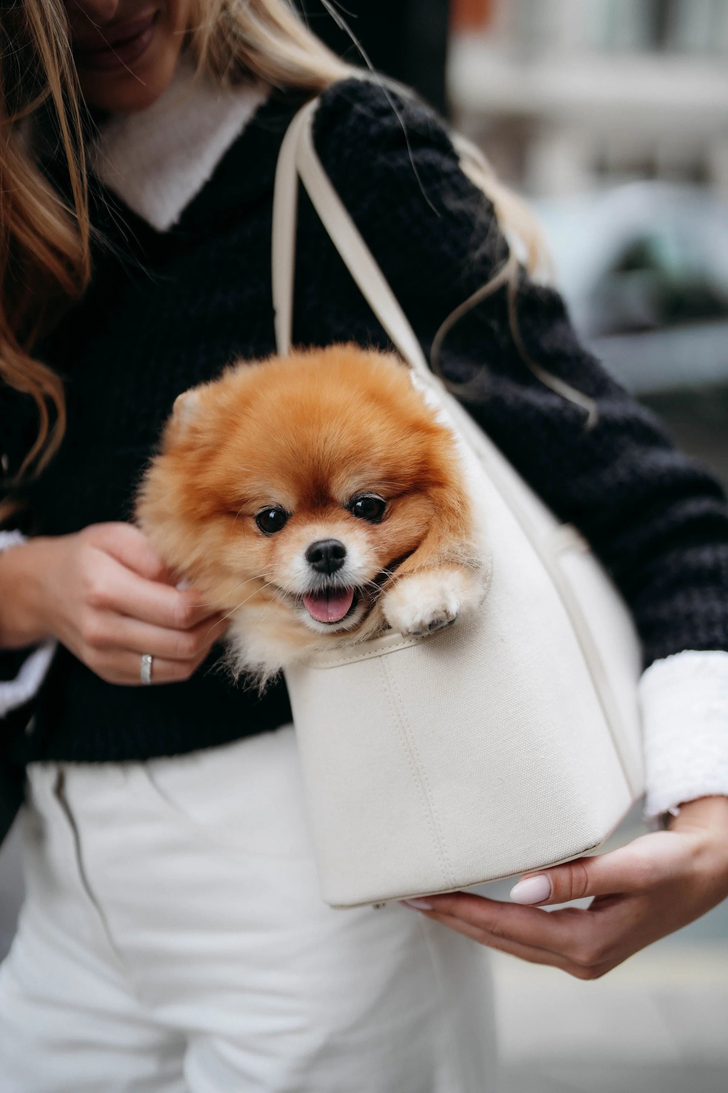 The London Tote Bag — Cream