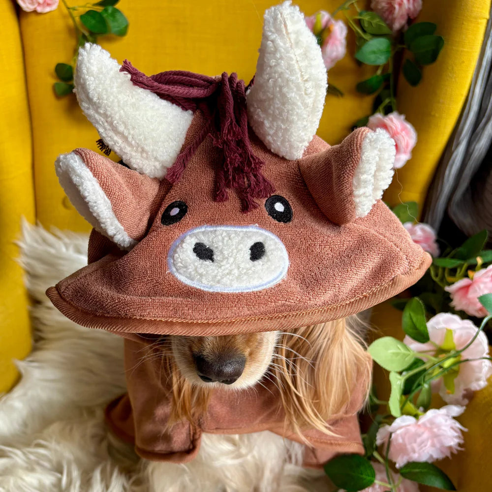 Harold the Highland Cow Drying Robe