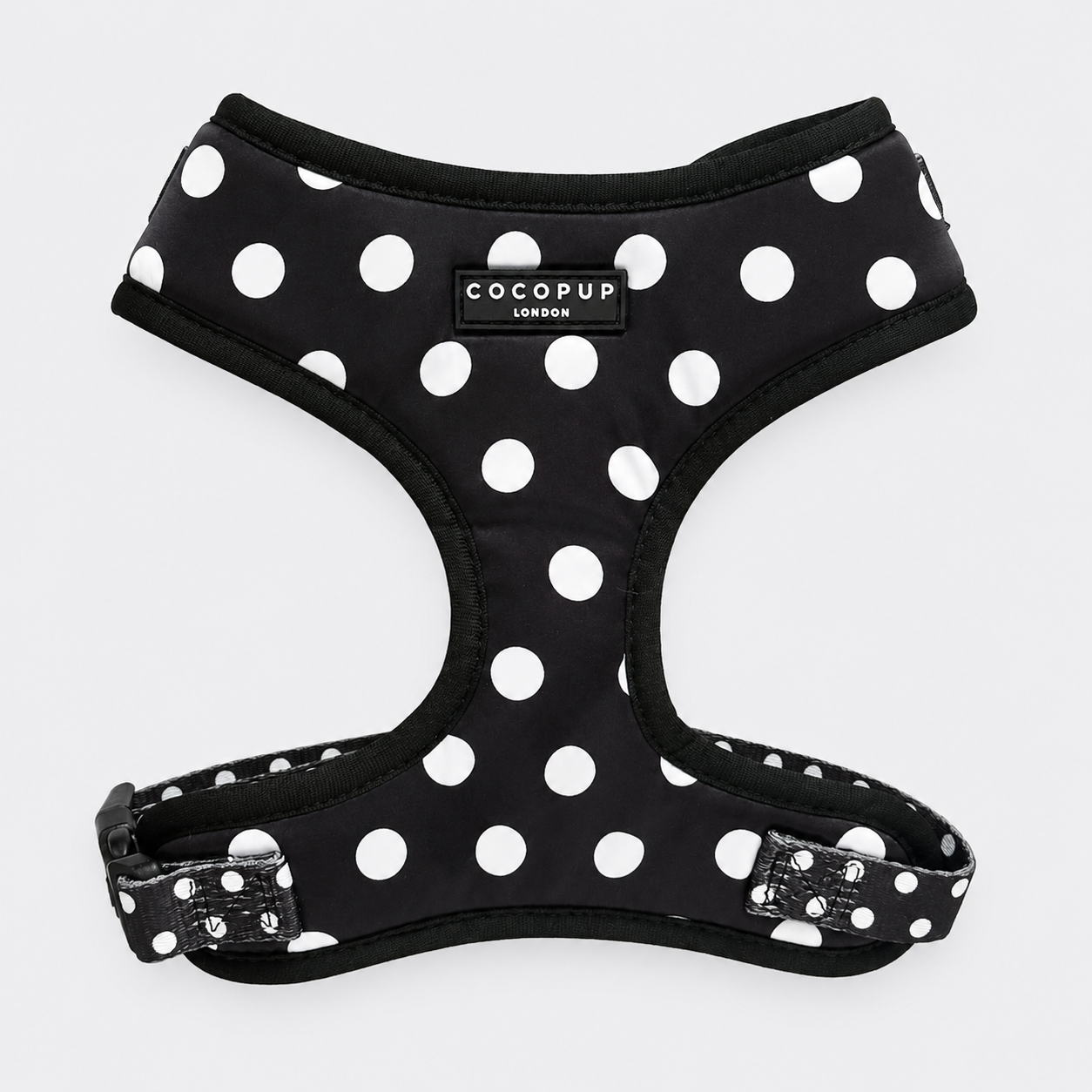 Polka Dot Adjustable Neck Harness