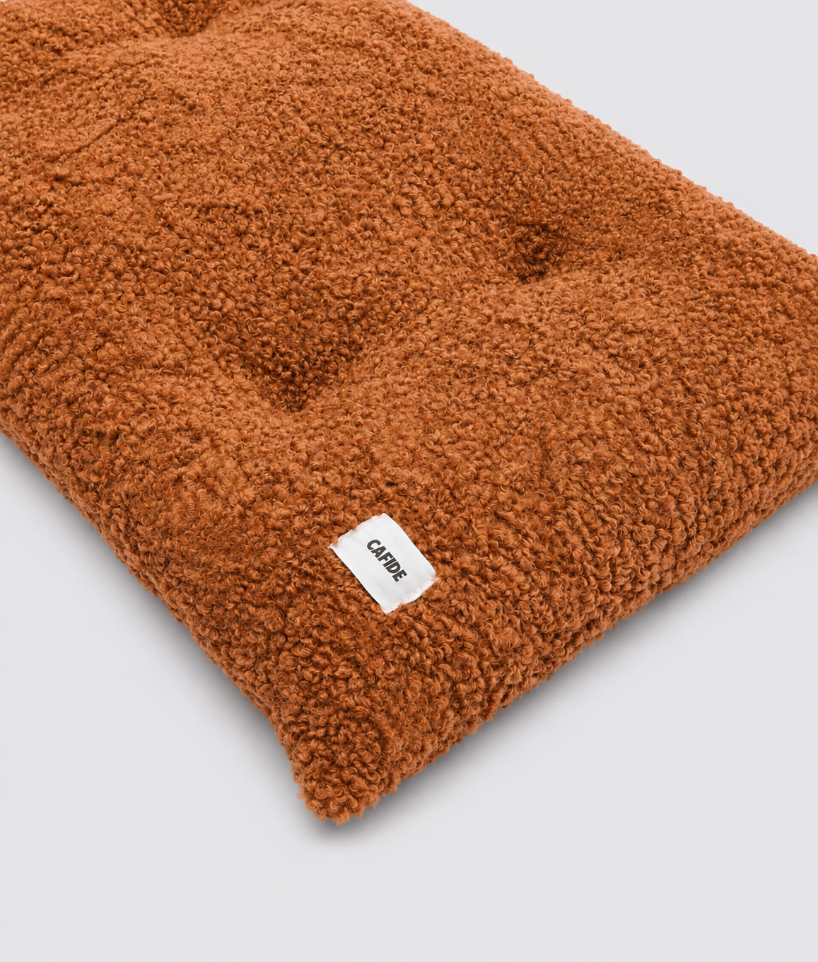 Mustard Fleece Dog Cushion Bed, Bela