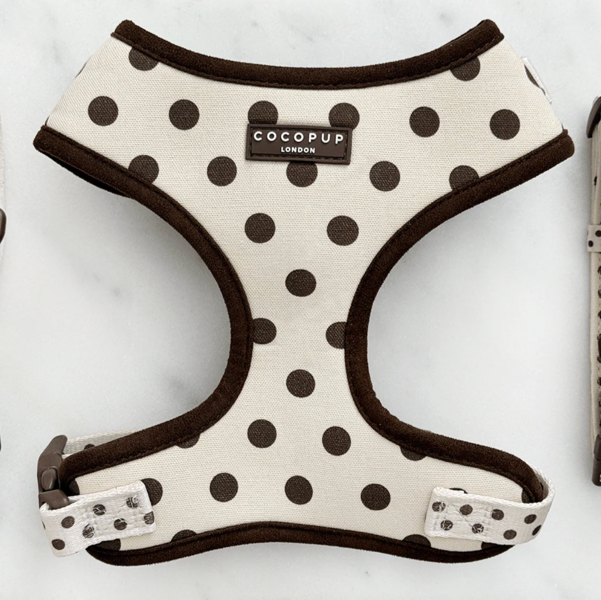Tiramisu Polka Dot Adjustable Neck HARNESS