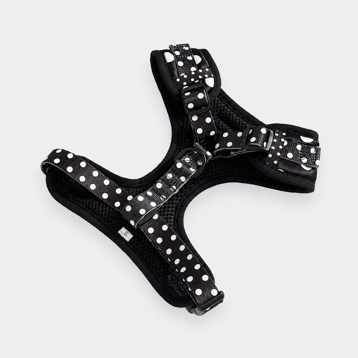 Polka Dot Adjustable Neck Harness