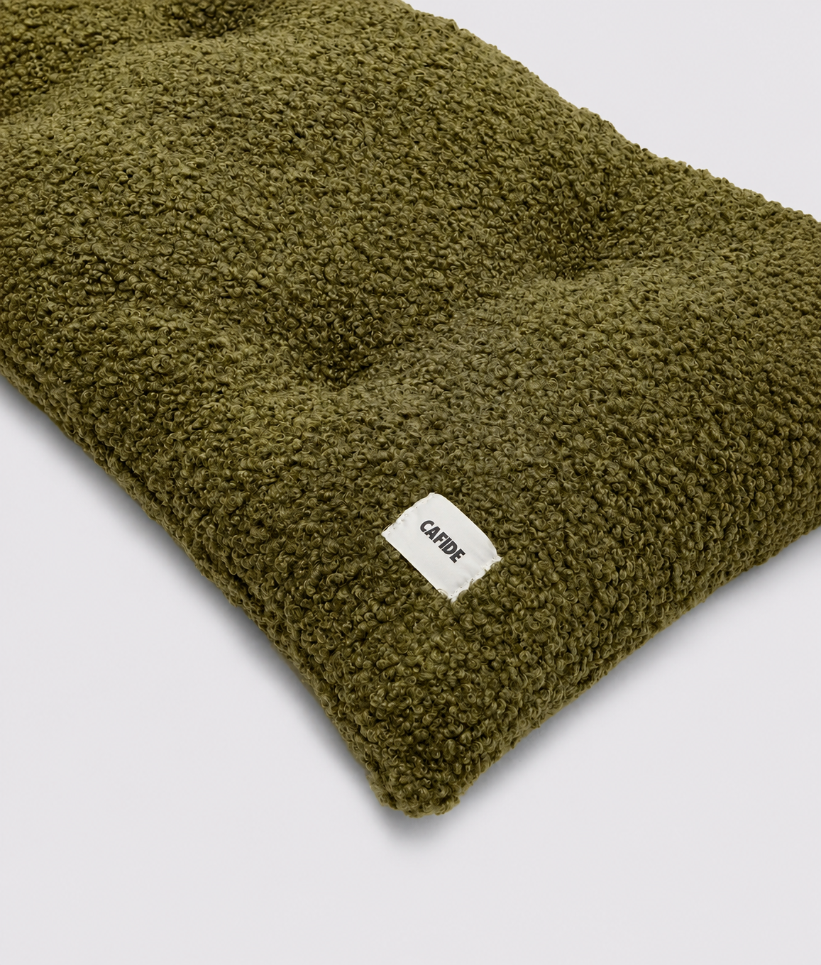 Green Fleece Dog Cushion Bed, Bela