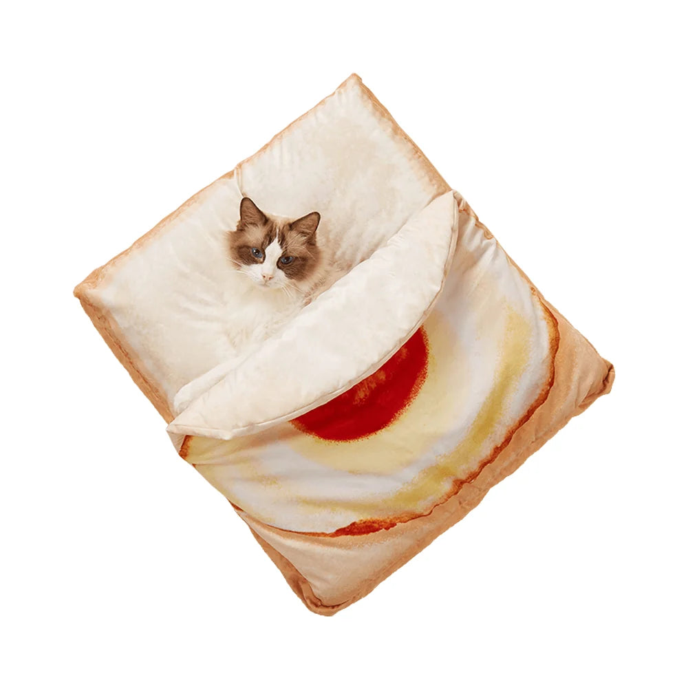 Fofos toast pet bed